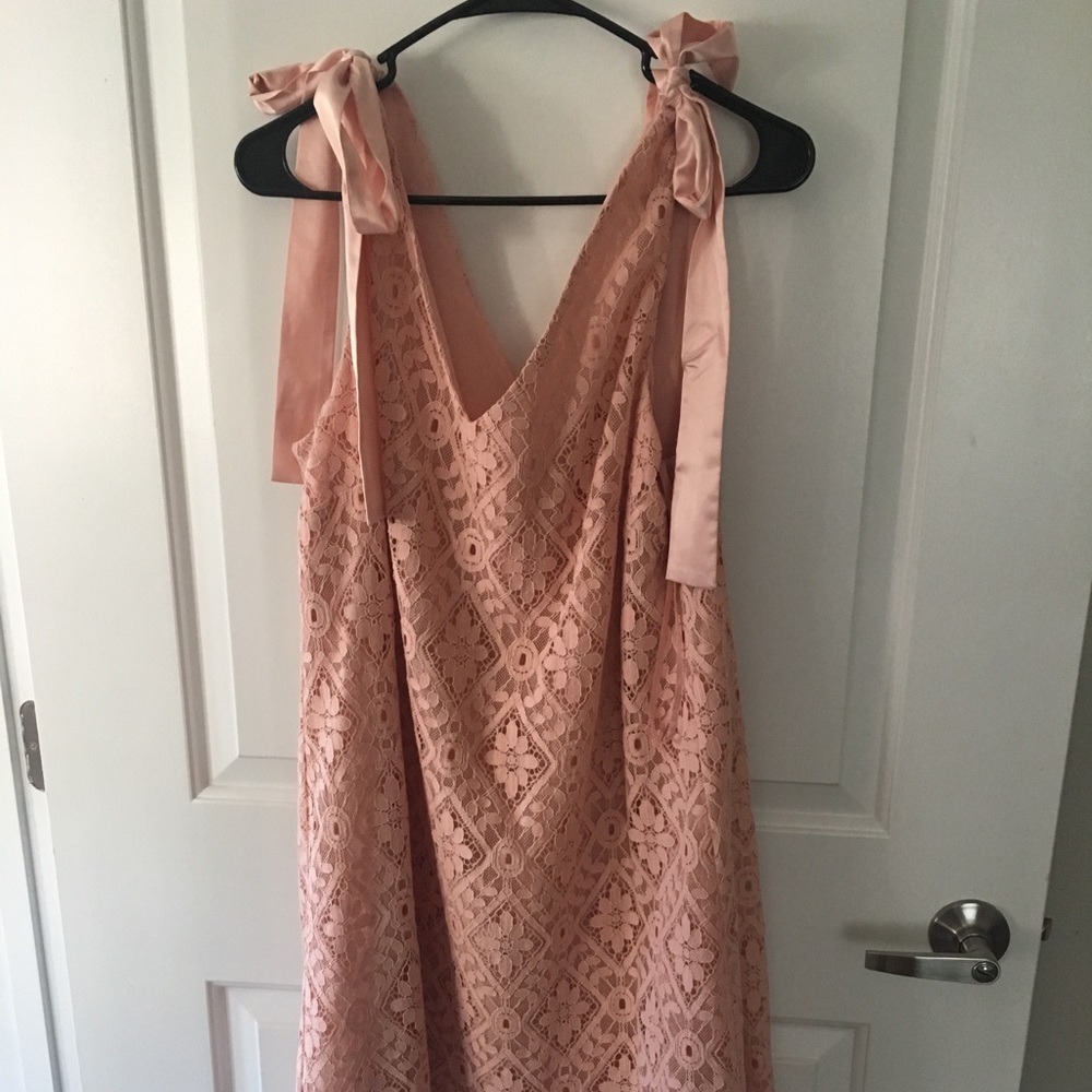 Nanette Lepore Pink Lacey Party Dress